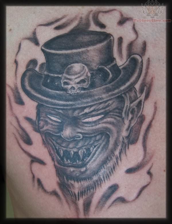 600x783 Scary Leprechaun Tattoo - Scary Leprechaun Drawing