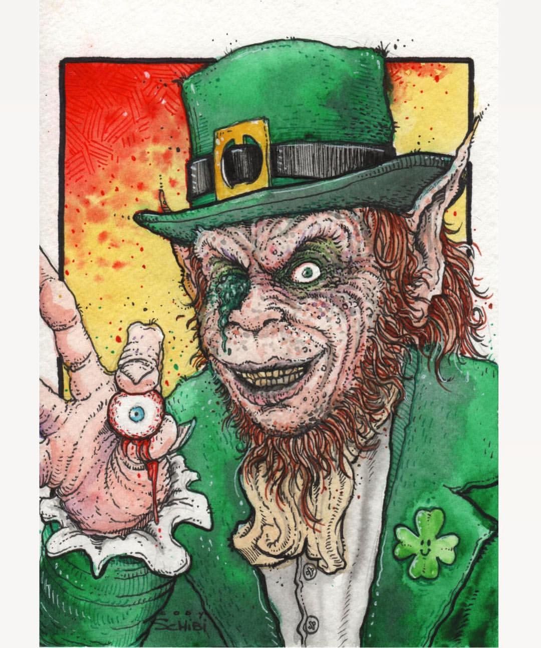 1080x1294 Codyschibi Hope You All Have An Amazing St Patrick's Day - Scary Leprechaun Drawing