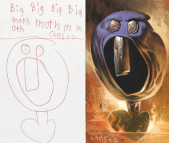 330x279 those scary monster drawings could mean your kid's an artistic - Scary Monster Drawings