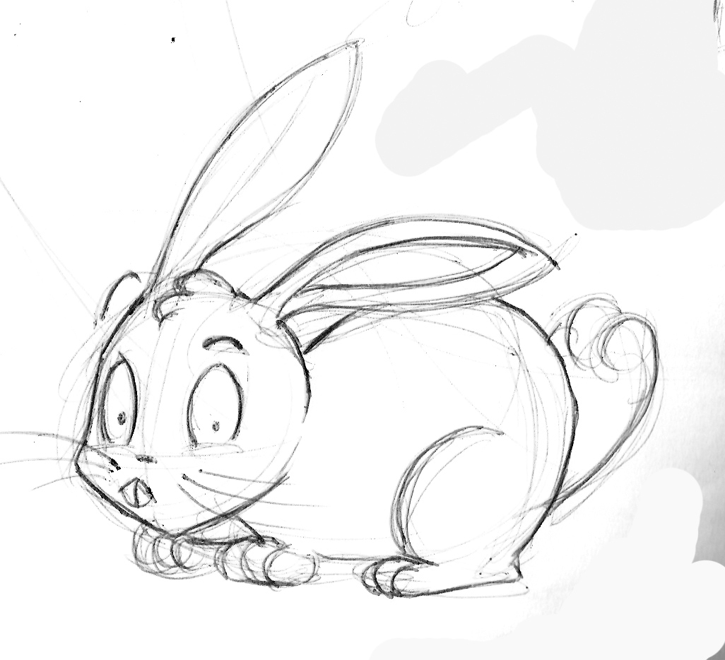 1026x934 Scary Rabbit Drawing - Scary Rabbit Drawing