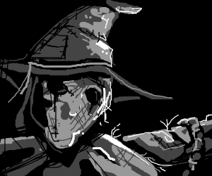 300x250 Scary Scarecrow Drawing - Scary Scarecrow Drawing