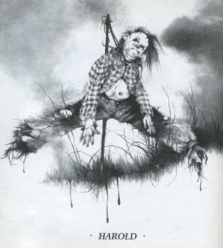 322x358 Scary Scarecrows - Scary Scarecrow Drawing
