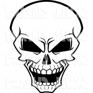 300x300 hand drawn scary skeleton tshirt design geekchicpro - Scary Skeleton Drawing