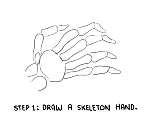 500x411 spooky scary skeletons - Scary Skeleton Drawing