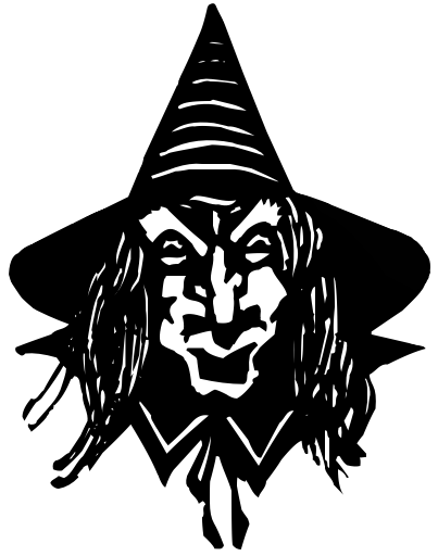 403x512 scary witch clipart great free clipart, silhouette, coloring - Scary Witch Drawing