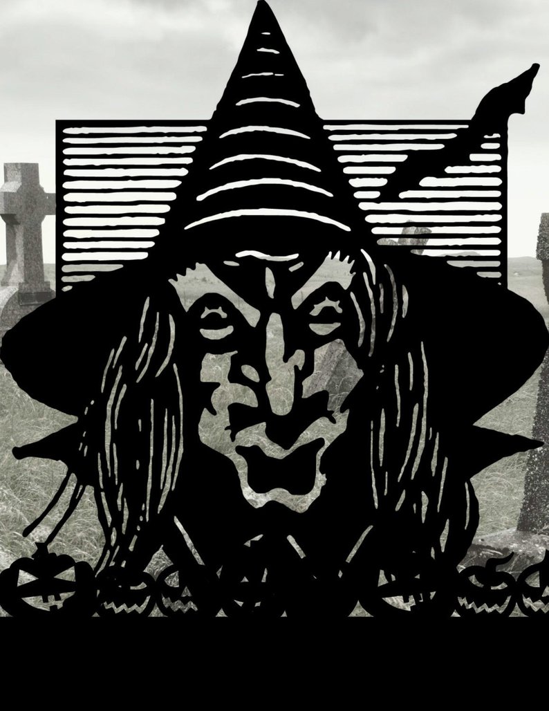 794x1028 witch drawing scary witch scary witch drawing scary etsy - Scary Witch Drawing