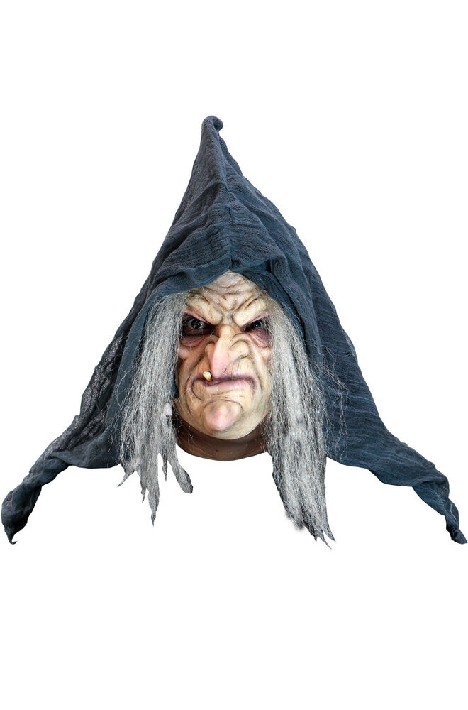 660x1000 brand new hermelinda wicked old scary witch adult mask - Scary Witch Drawing