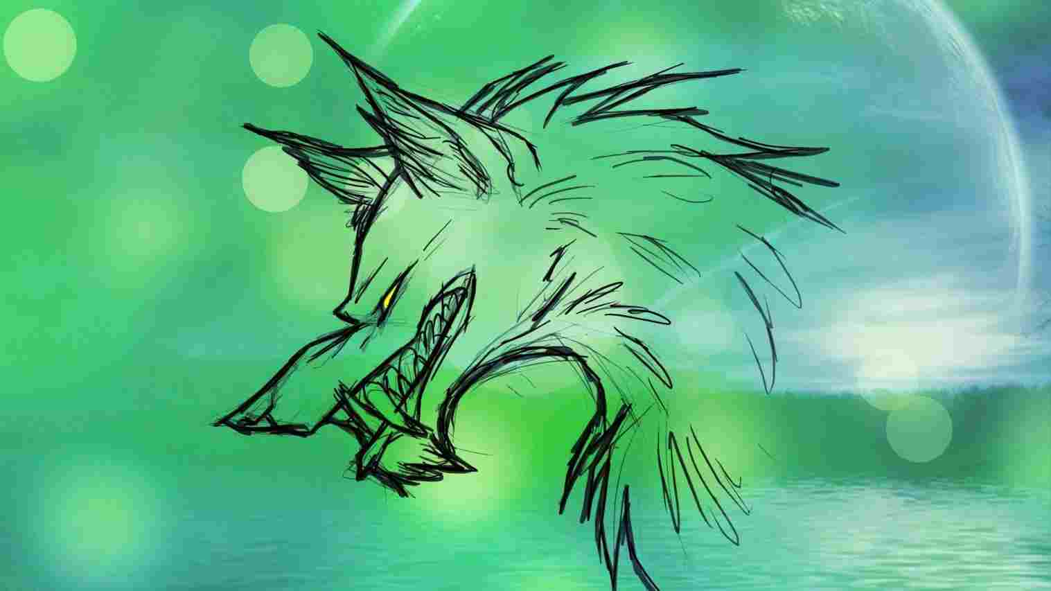 Scary Wolf Drawing at PaintingValley.com | Explore collection of Scary Wolf Drawing