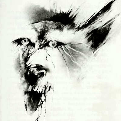 400x400 the white wolf scary story scary website - Scary Wolf Drawing