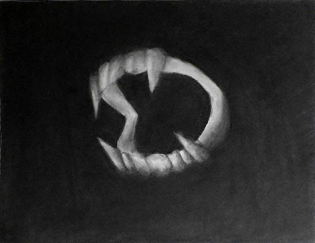 647x500  - Scary Wolf Drawing