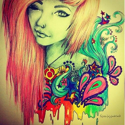 500x500 scene kid drawings scene - Scene Kid Drawings