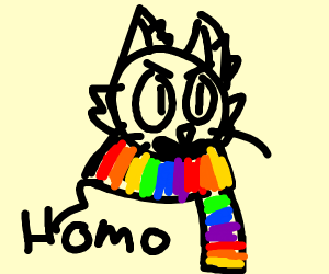 300x250 Emotional Meerkat - Scene Kid Drawings