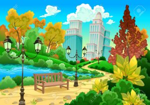 300x210 Draw Cartoon Scenery Scenery Cartoon Drawing At Getdrawings Free - Scenery Cartoon Drawing