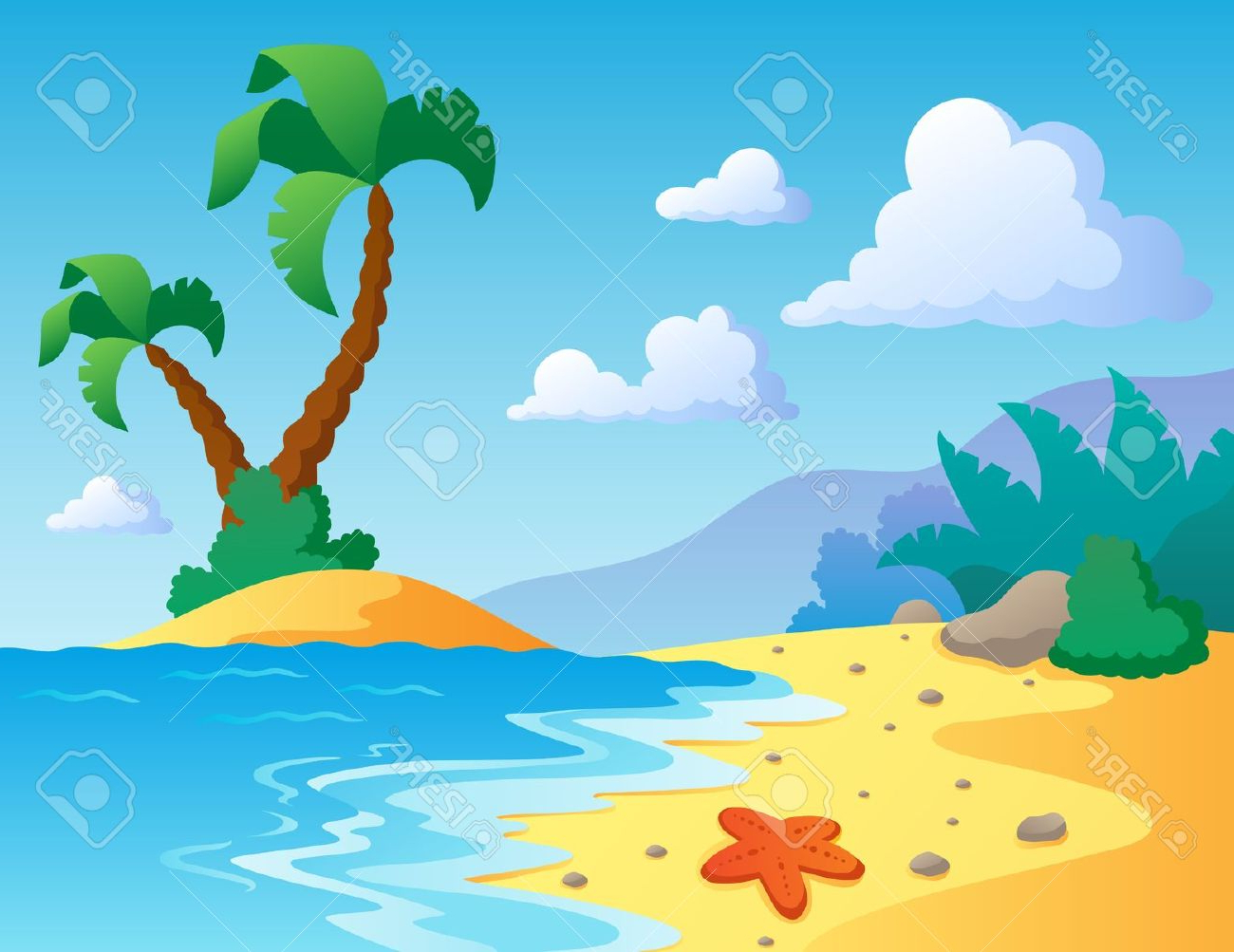 1300x1003 Landscape Cartoon Drawing And Scenery Cartoon Drawing - Scenery Cartoon Drawing