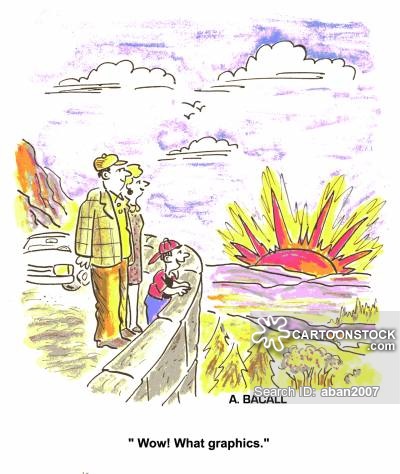 400x474 Scenery Cartoons And Comics - Scenery Cartoon Drawing