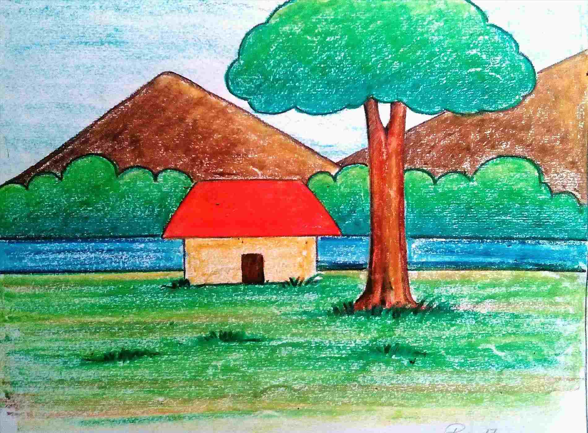 Scenery Drawing at PaintingValley.com | Explore collection of Scenery