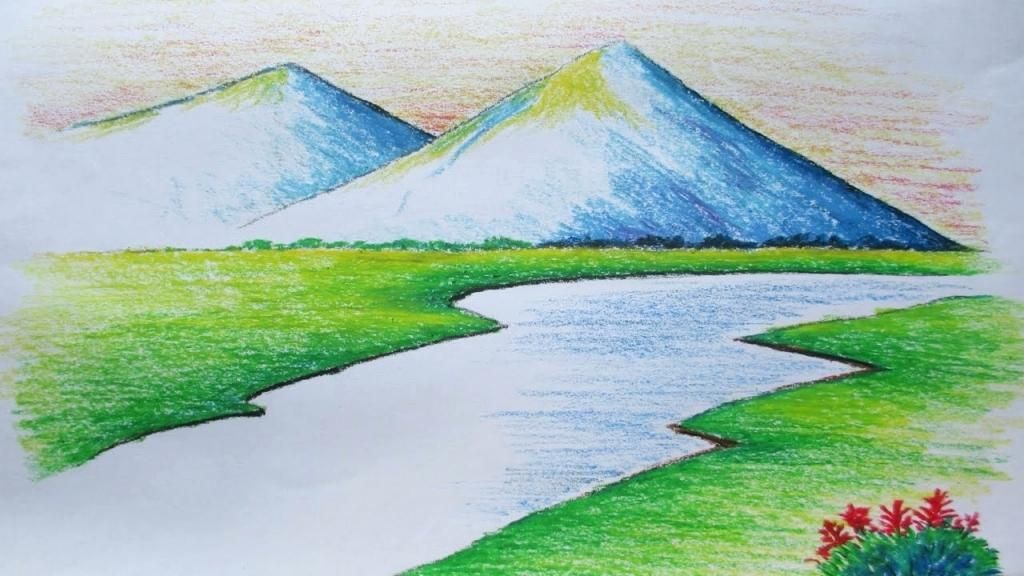 Scenery Drawing Easy at Explore collection of