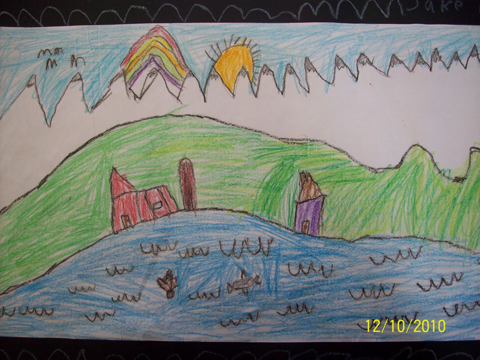 1600x1200 Scenery Drawing For Class Dibujo De Parque Para Colorear - Scenery Drawing For Class 1