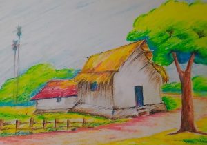 300x210 simple scenery drawing for kids how to draw a landscape, kids - Scenery Drawing For Kids