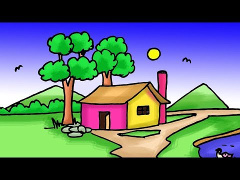 Scenery Drawing For Kids At Paintingvalley Com Explore