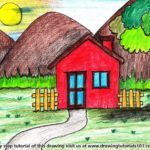 150x150 Beautiful Scenery Drawing Step - Scenery Drawing Step By Step