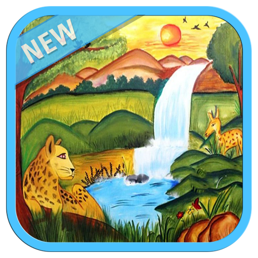 512x512 Collection Of Free Drawing Easy Scenery Download On Ui Ex - Scenery Images For Drawing