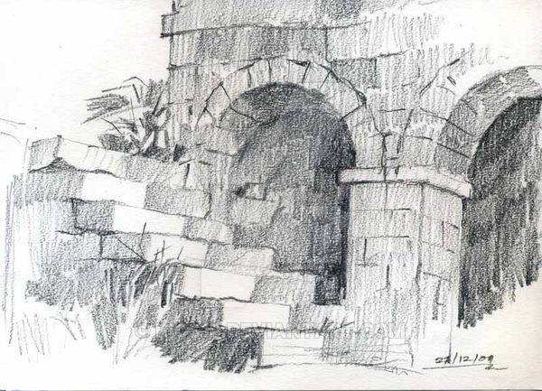 600x433 Pictures Pencil Art Images Of Scenery - Scenery Pencil Drawing