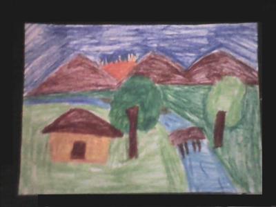 400x300 My Brother's Scenery Drawing - Scenery Pictures For Drawing