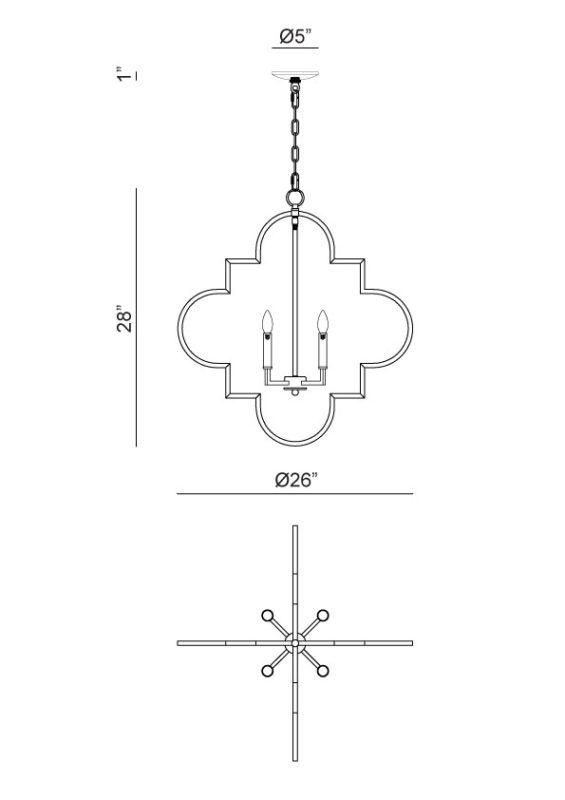 565x800 scepter light pendant arevco lighting ottawa - Scepter Drawing