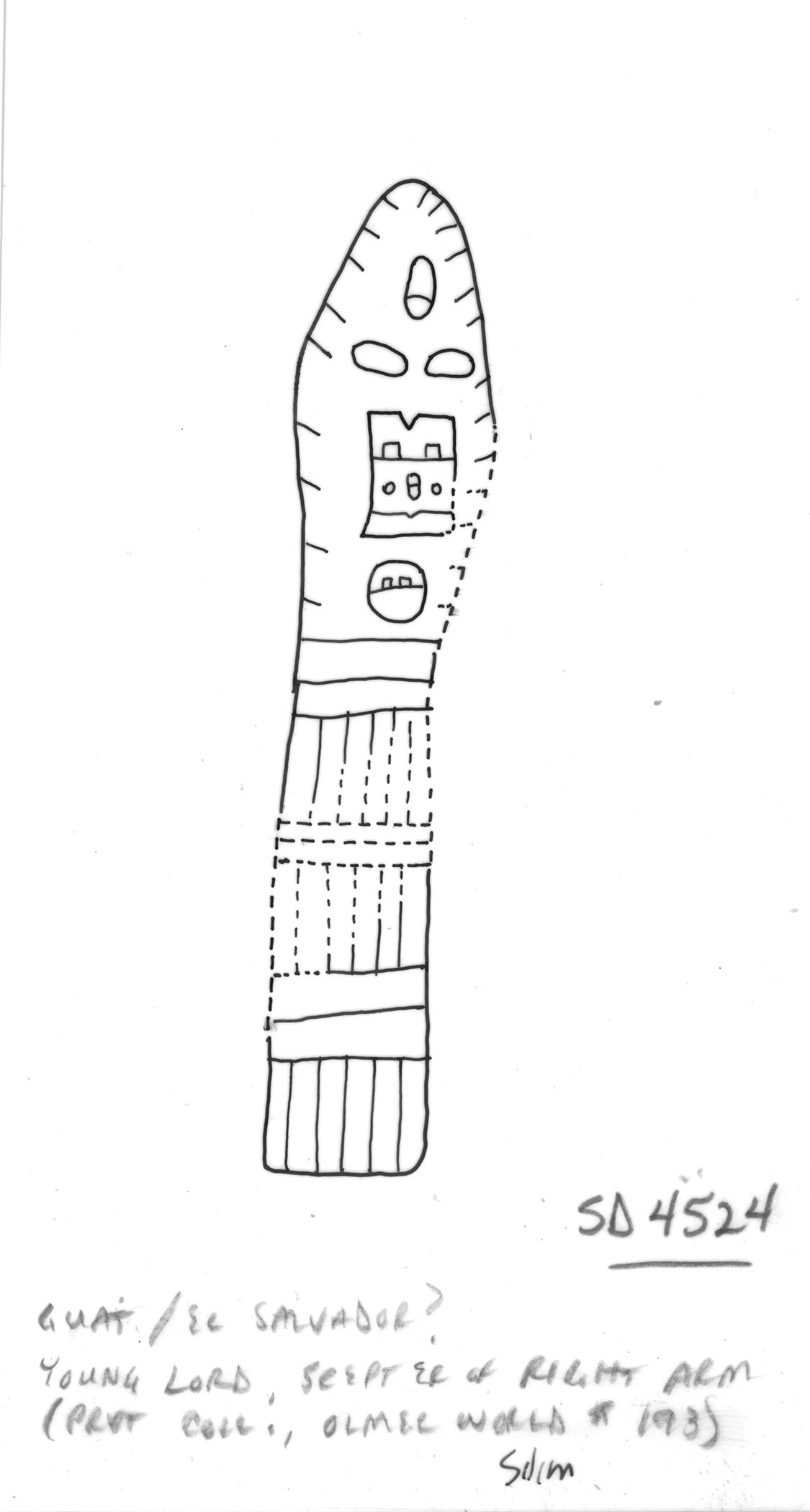 1125x2100 Ancient Americas - Scepter Drawing