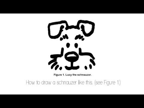 480x360 how to draw a schnauzer like this - Schnauzer Drawing