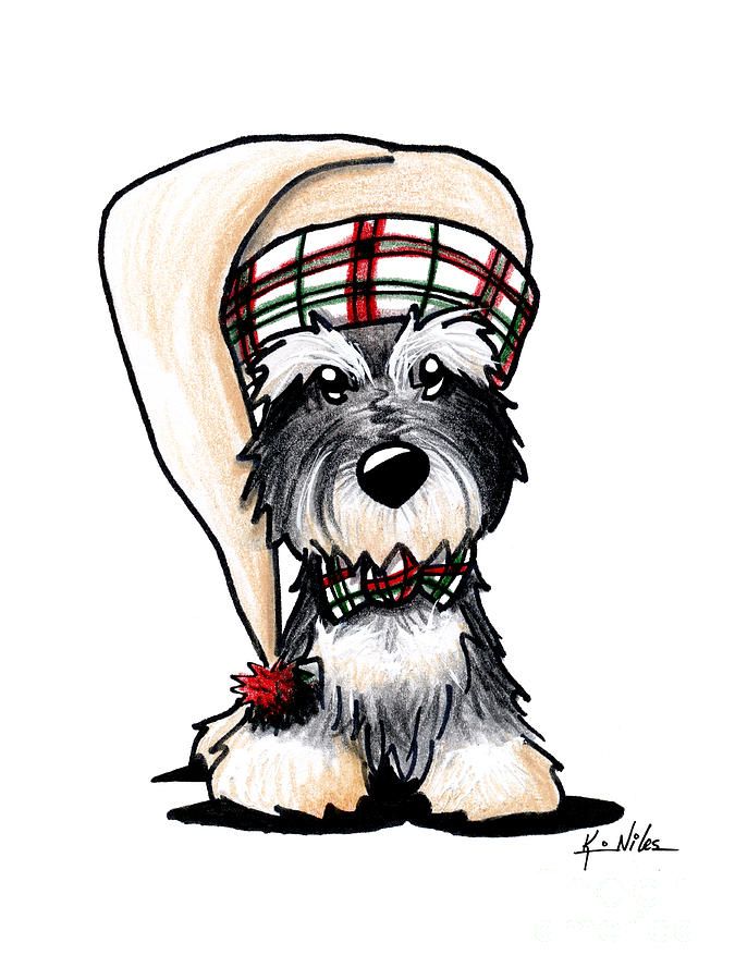 675x900 winter schnauzer drawing cuteness overload schnauzer dogs - Schnauzer Drawing