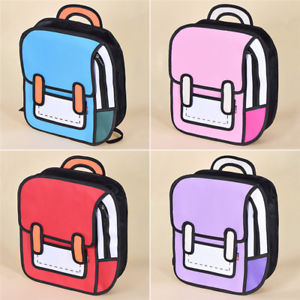 School Bag Drawing at PaintingValley.com | Explore collection of School ...