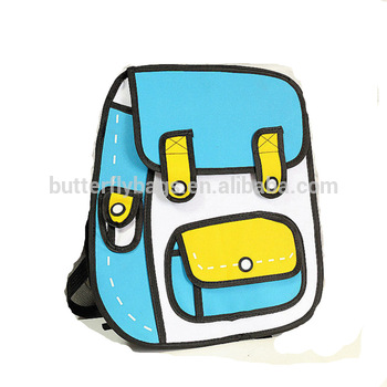 350x350 cute drawing cartoon school bag for kids backpack - School Bag Drawing