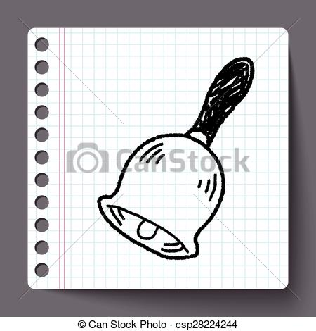 450x470 school bell doodle vector - School Bell Drawing