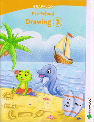 386x500 grafalco pre school drawing b book, pre school books - School Books Drawing