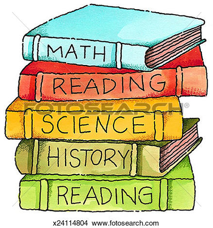 439x470 school books - School Books Drawing