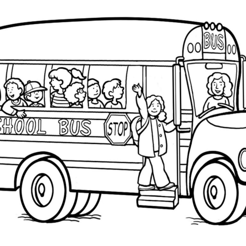 Школьный автобус Гордон раскраска