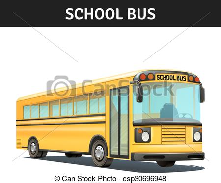 450x373 school bus design yellow empty school bus design with title - School Bus Drawing Pictures
