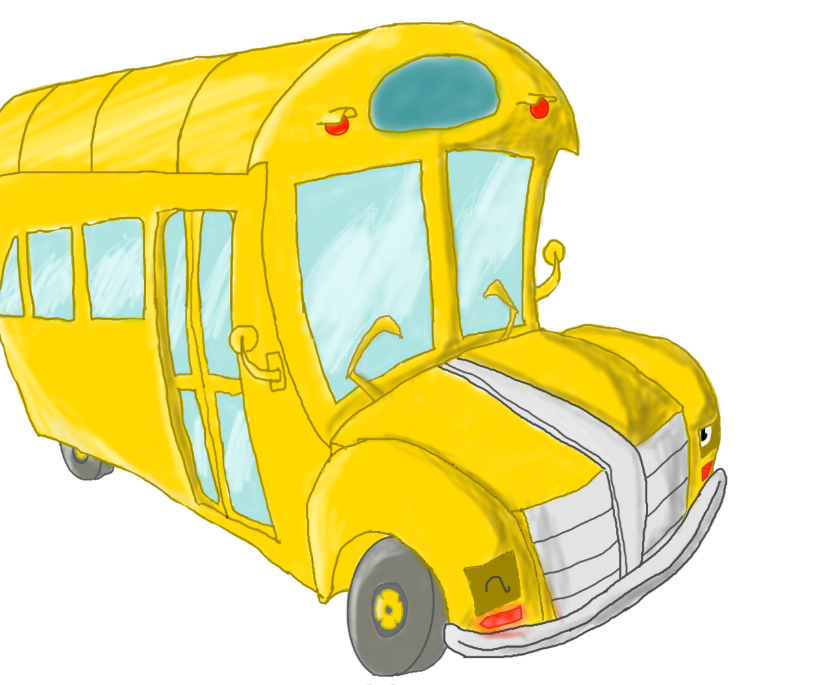 1200x1000 The Magic School Bus Poster - School Bus Drawing Pictures