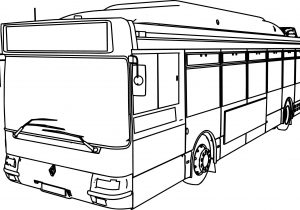 300x210 drawing of buses coloring pages of school buses best school bus - School Bus Line Drawing