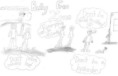 384x248 National School Bus Safety Week Poster Contest - School Bus Line Drawing
