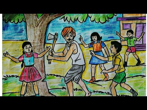 480x360 How To Draw Memory Drawing - School Children Drawing