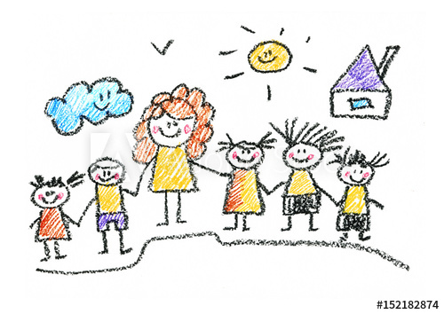 500x354 kids drawing back to school children education, school - School Children Drawing