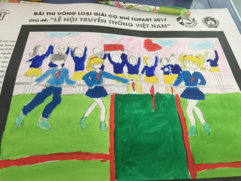 490x368 unesco launches drawing contest for school children - School Children Drawing