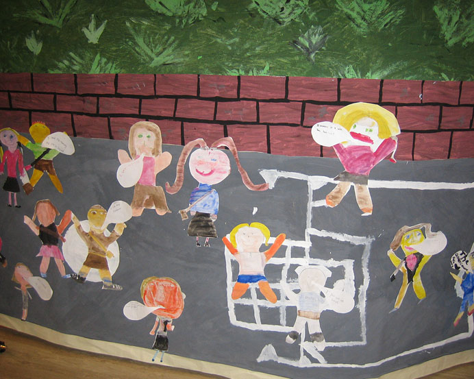 692x553 whitehawk primary school on the home front - School Children Drawing