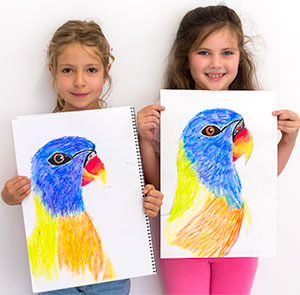 300x295 art classes for children auckland art school kids drawing classes - School Children Drawing