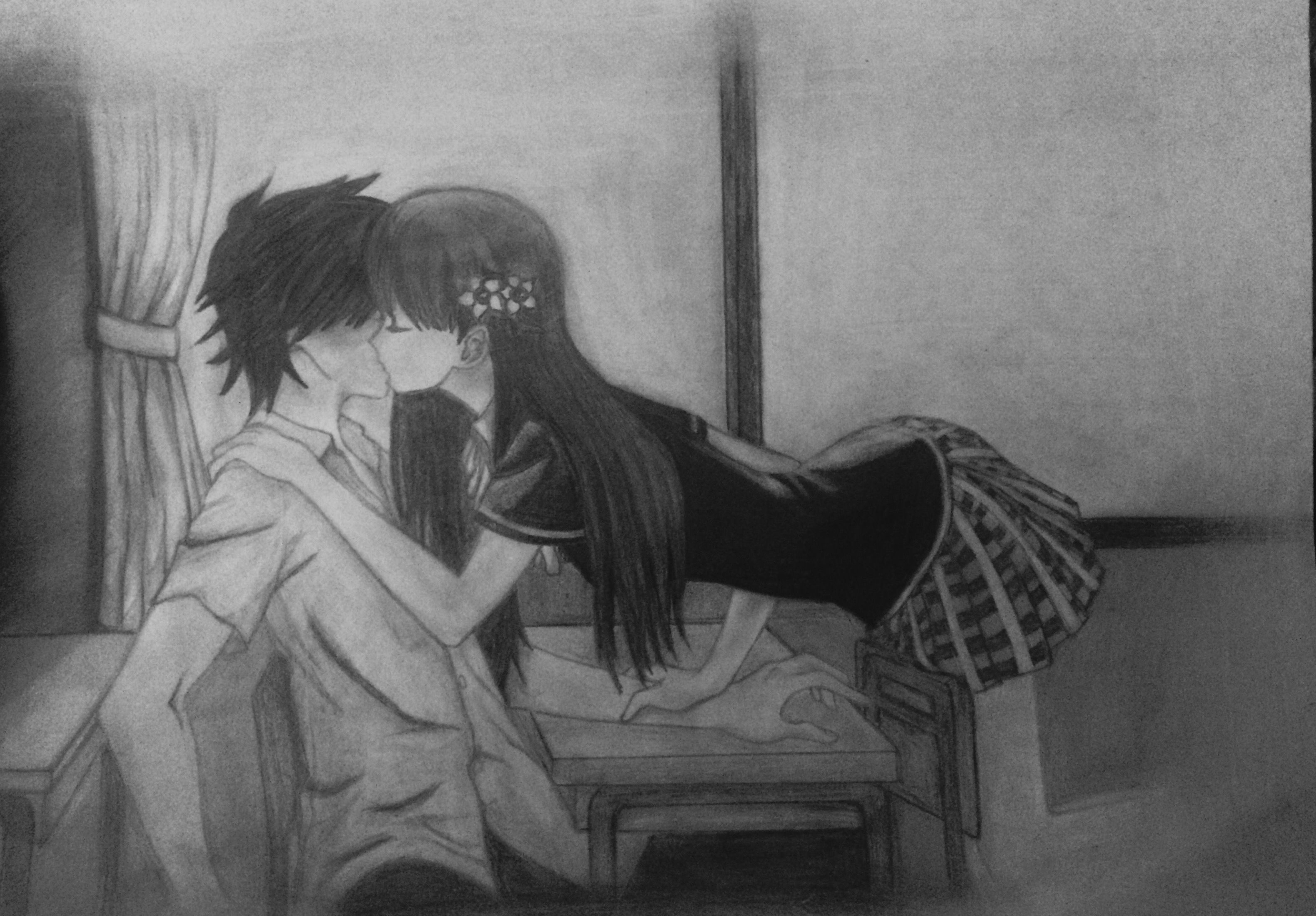 3161x2201 Animeschoolclassroom Kiss Scenedrawing - School Classroom Drawing