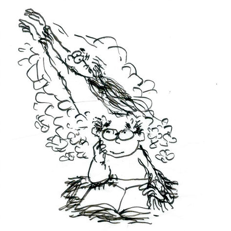 473x473 school days, school days my life with migraine earle - School Days Drawing