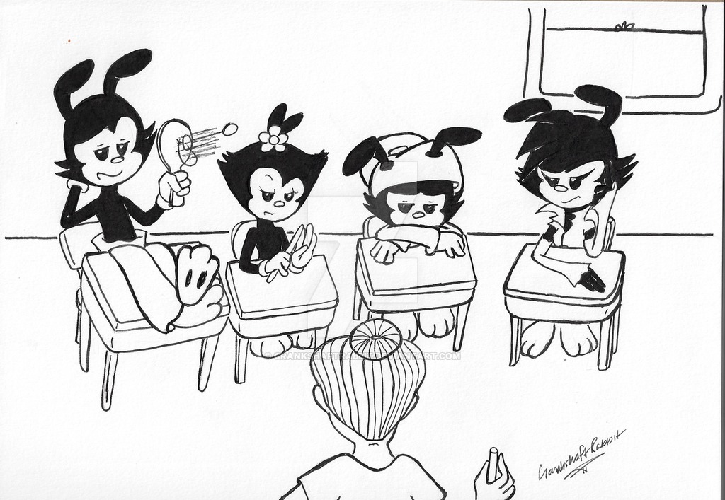 1024x707 school days - School Days Drawing